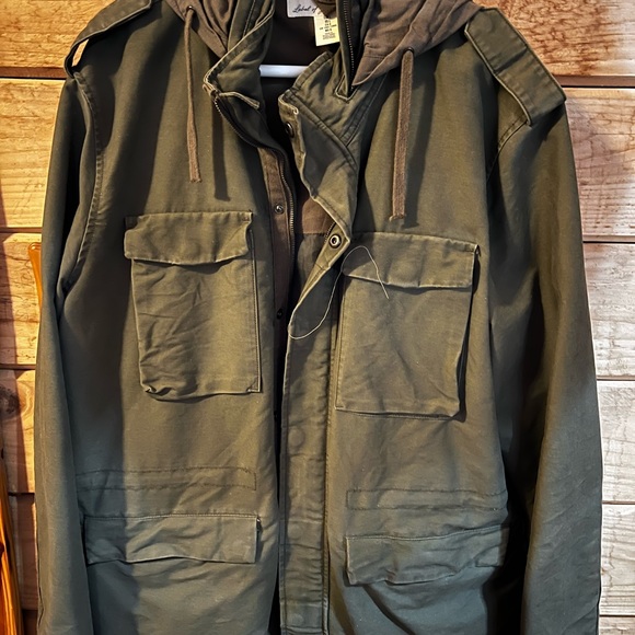 H&M Green Army Style Jacket - Picture 2 of 3